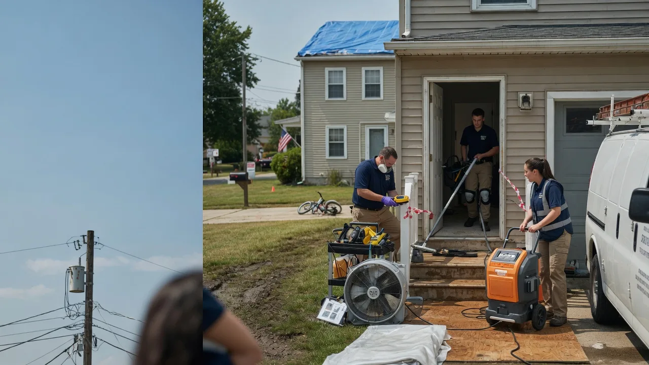 Water Damage Repair in Oakley, MI near me